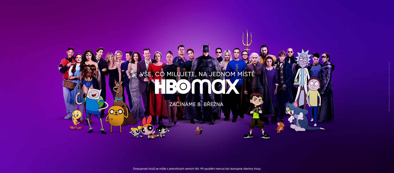 Streamovací platforma HBO MAX je od dnešního dne k dispozici v Čechách ...