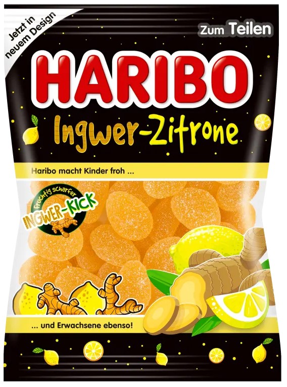 Vyzkoušejte Haribo Ingwer Zitrone a užijte si chladivý den zvesela