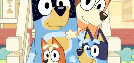 Bluey a její rodina – tiskový snímek seriálu Bluey