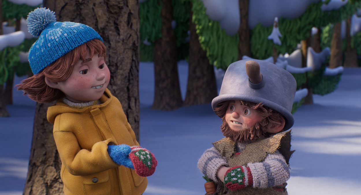 Barevná Santova dílna z filmu Santova kouzelná dílna